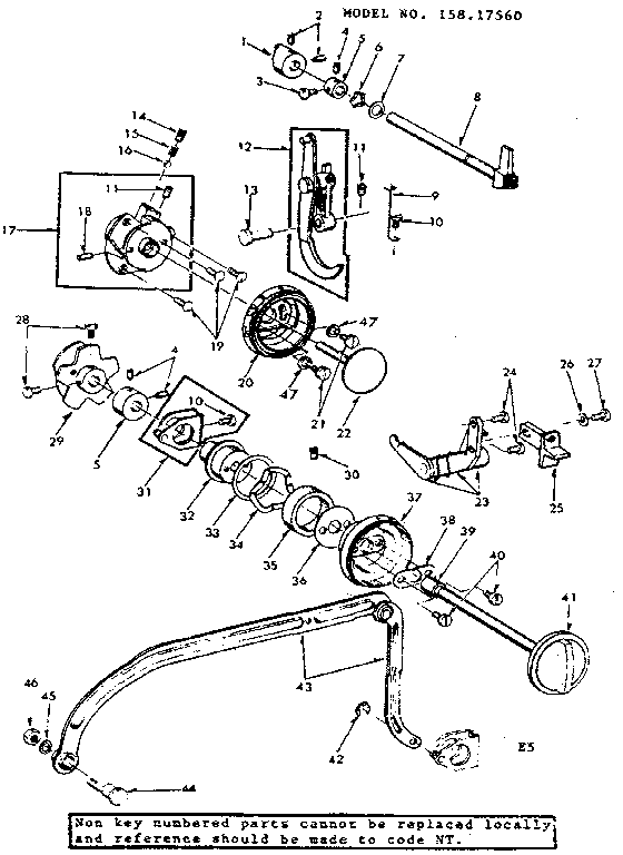 Zigzag guide assembly