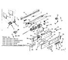 Kenmore 1033277023 control panel section diagram