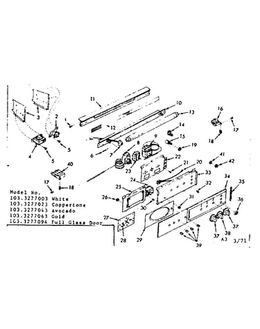 Control panel section
