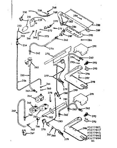 Burner section