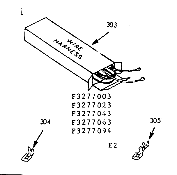 Wire harness and components