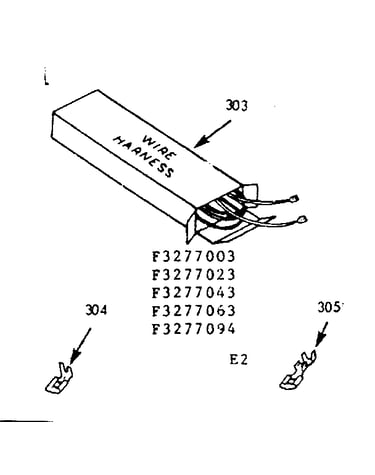 Wire harness and components