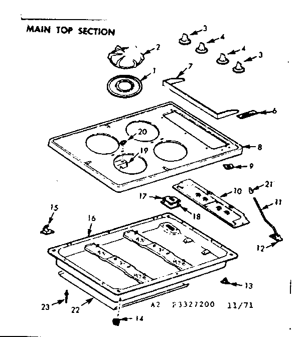 Main top section