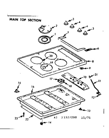 Main top section