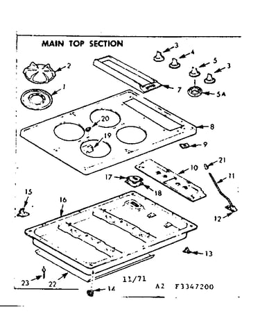Main top section