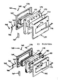 Oven door section