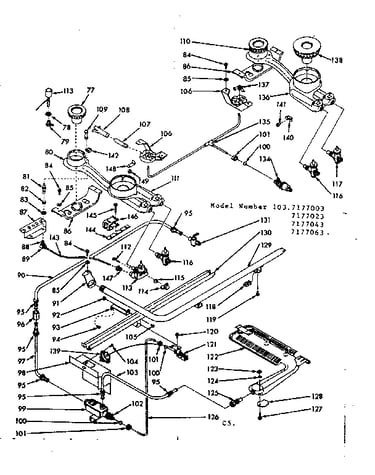 Burner section