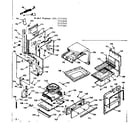 Kenmore 1037177221 body section diagram