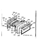 Oven door section