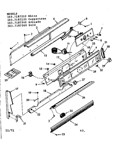 Backguard section