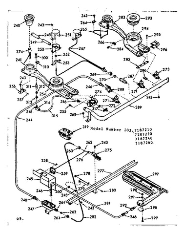 Burner section