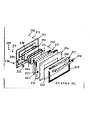 Oven door section