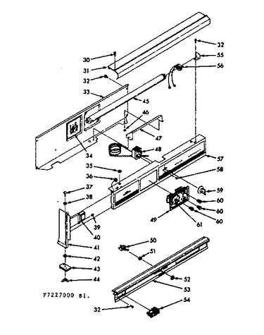 Backguard section