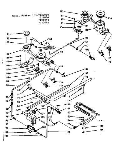 Burner section