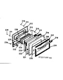 Oven door section