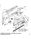 Backguard section