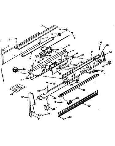 Backguard section