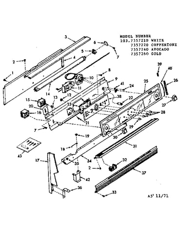 Backguard section