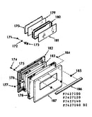 Oven door section