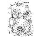 Kenmore 1037427121 body section diagram