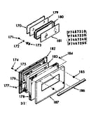 Oven door section