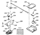 Kenmore 1037477161 power lock section diagram