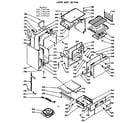 Kenmore 1037707120 lower body section diagram