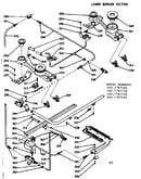 Lower burner section