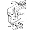Kenmore 1037737100 upper & lower oven burner section diagram
