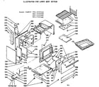 Kenmore 1037737210 lower body section diagram