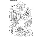 Kenmore 1037747161 lower body section diagram