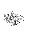 Oven door section