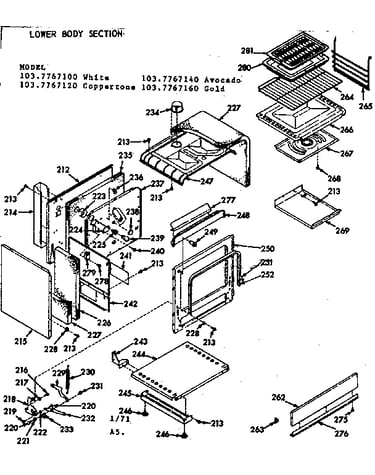 Lower body section