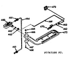 Kenmore 1037767120 upper oven section diagram