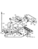 Lower oven burner section