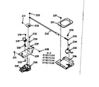 Kenmore 1037857160 power lock section diagram