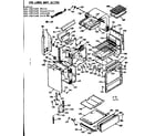 Kenmore 1037857160 lower body section diagram