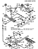 Lower burner section