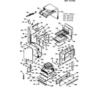 Kenmore 1037947120 lower body section diagram