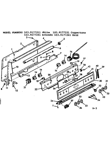 Backguard section