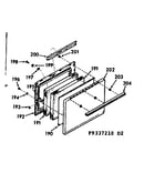 Oven door section