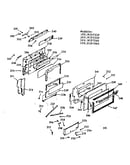 Oven door section
