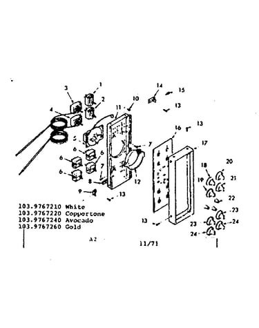 Control panel section