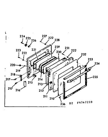 Lower body door section