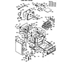 Kenmore 1039877140 lower body section diagram
