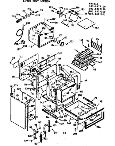 Lower body section