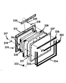 Lower body door section