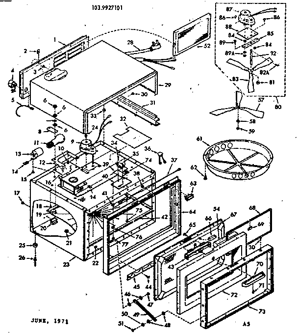 Oven section