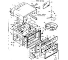 Kenmore 1039927102 oven section diagram