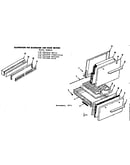 Backguard and door section